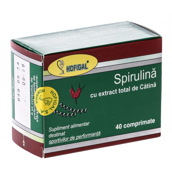 Spirulina 500 Mg + Catina