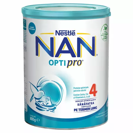 Formula de lapte praf Nestle Nan 4 Optipro 400 g, 2-3 ani