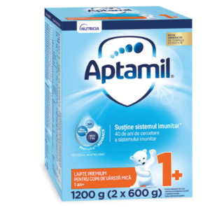 Lapte praf Aptamil Junior 1+, 1200 g, 12-24 luni