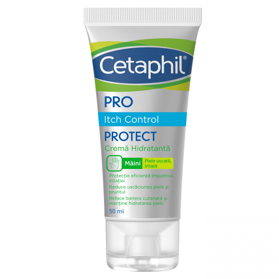 Cetaphil PRO ItchControl Protect, Crema de maini, 50 ml, Galderma