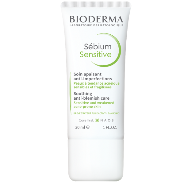 Sebium Sensitive cremă piele acneică, 30ml, Bioderma