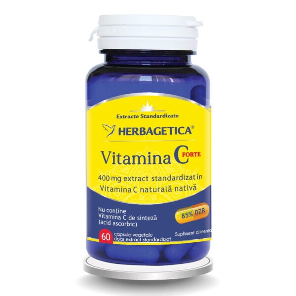 Vitamina C Forte 400 mg, 60 capsule, Herbagetica