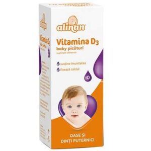 Alinan Vitamina D3 Baby Solutie, 10ml, Fiterman