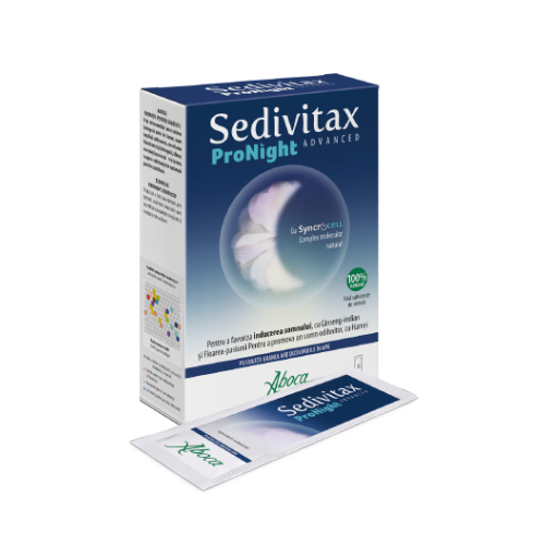 Sedivitax pronight advanced, 10 plicuri, Aboca