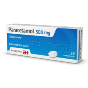 Paracetamol 500mg, 20 comprimate, Antibiotice SA