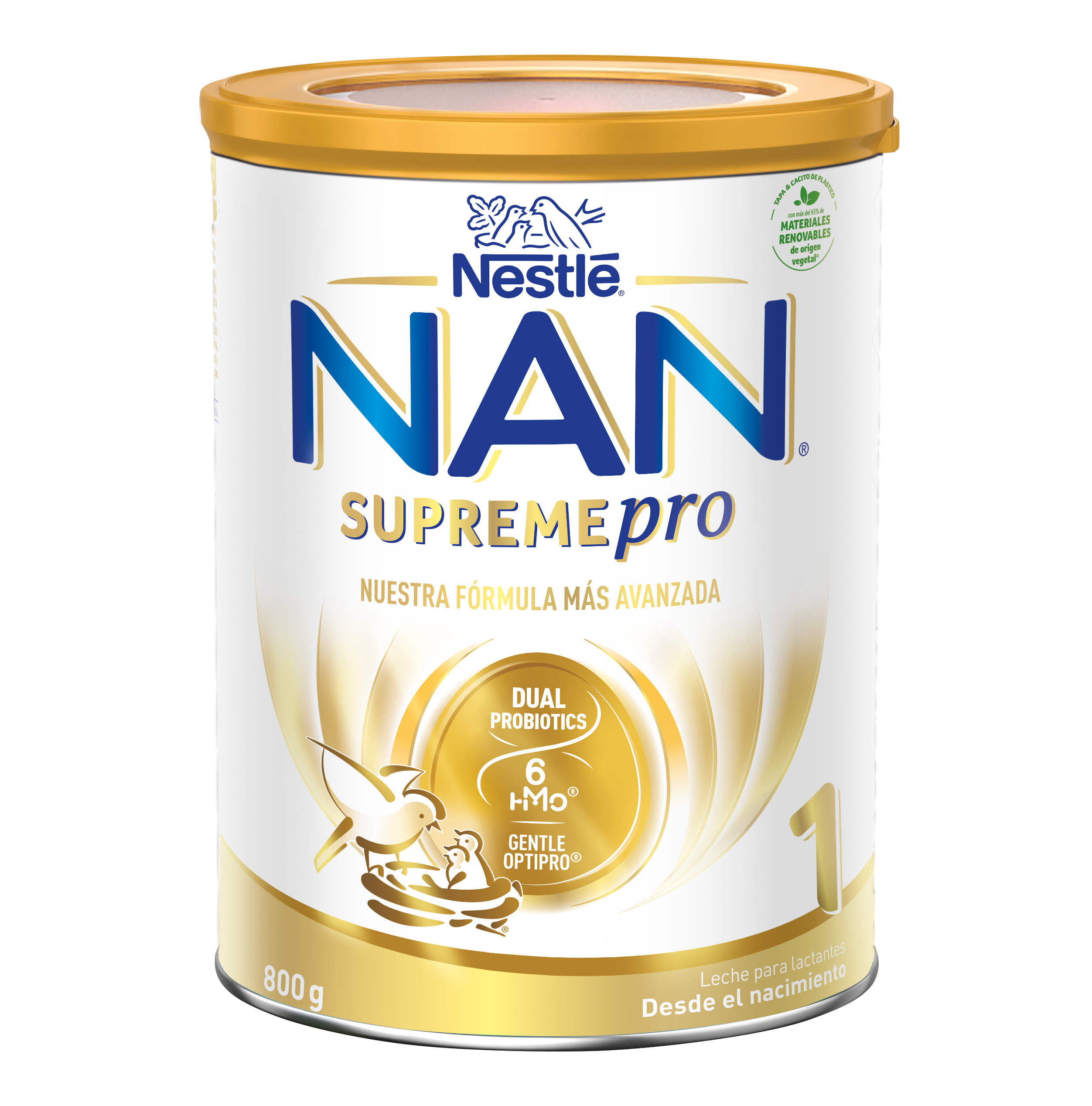Formula de lapte praf Nan 1 SupremePro, de la nastere, 800g, Nestle