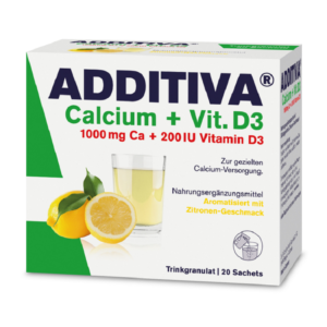 Additiva calciu 1000mg + vitamina D3, 20 plicuri, Dr. Scheffler