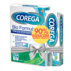 Corega Pachet Ultra Fixare, 40g crema + Corega tabs bioformula, 30 tablete, Gsk