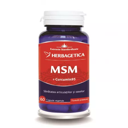 MSM + Cucumin95, 60 capsule, Herbagetica
