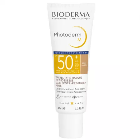 Crema cu SPF50+ auriu Photoderm M, 40ml, Bioderma