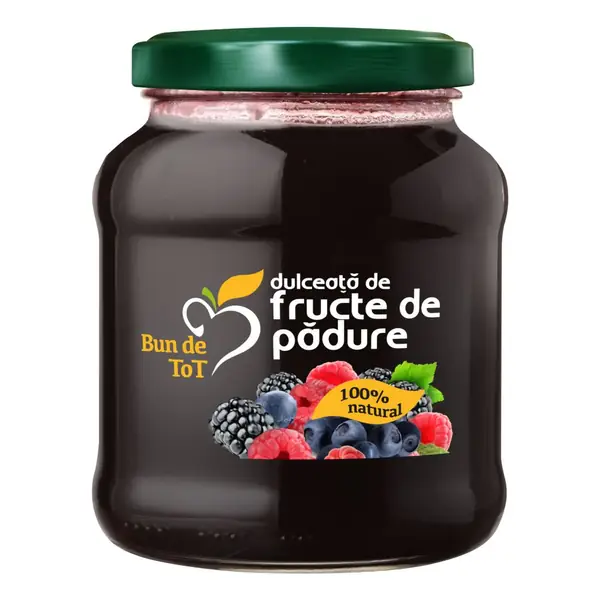 Dulceata din fructe de padure, 360 g, Bun de Tot, Dacia Plant