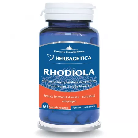 Rhodiola, 60 capsule, Herbagetica