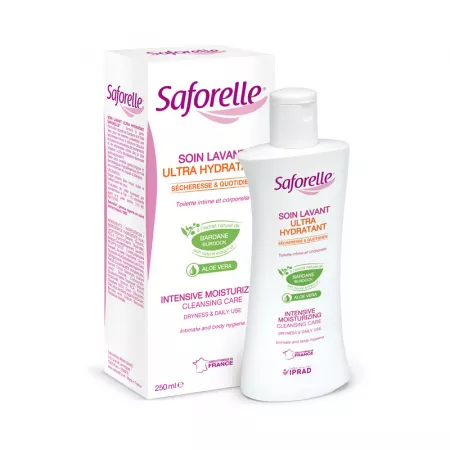 Gel igiena intima si corporala ultrahidratant Saforelle, 250 ml, Laboratoarele Iprad
