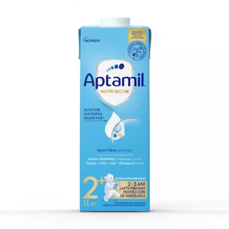 Lapte lichid Nutri-Biotik 2+, 1000 ml, Aptamil