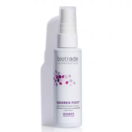 Spray antiperspirant pentru picioare Odorex Foot, 40 ml, Biotrade
